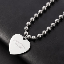 Load image into Gallery viewer, iGIRL necklace she devil Women Igirl Heart Pendant Necklace Stainless Steel Harajuku Female Gothic Streetwear Chain Necklace
