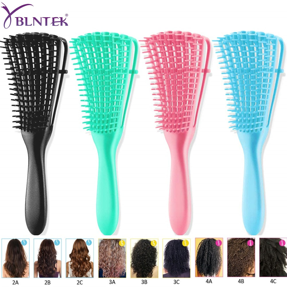 Detangling Hair Brush Scalp Massage Hair Comb Detangling Brush for Curly Hair Brush Detangler Hairbrush Women Men Salon