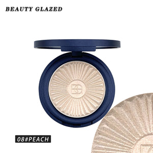 Traci K BEAUTY GLAZED Highlighter Powder Palette Face Contouring Makeup Eyeshadow Palette Face Bronzer Highlighter Brighten Skin 8 Color