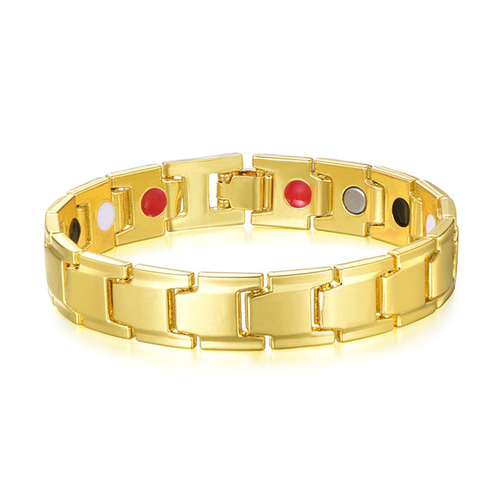 New Healthy Magnetic Bracelet for Unisex Power Therapy Magnets Magnetite Bracelets Bangles Men /Women Health Care Jewelry Stainless Some include Tool Box Kit