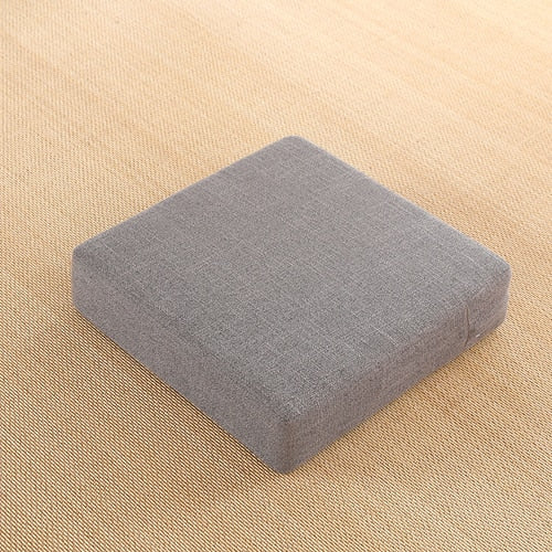 Square Futon Cushion Thickened Tatami Japanese Style Tea Table Living Room Winter Heighten Cushion Can Be Removed Washed 40x6cm
