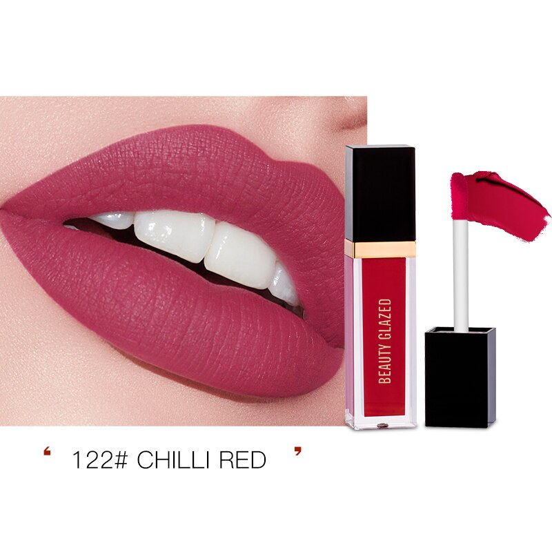 Traci K Beauty Glazed 24 Colors Matte Lip Gloss Natural Long-lasting Waterproof No Fading Non-stick Cup Lip Glaze Sexy Lip Makeup TSLM1
