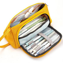 Load image into Gallery viewer, 20 Colors Large Capacity Makeup Case Kawaii Pencilcase School Pen Case Supplies Pencil Bag School Box Pencils Pouch Stationery
