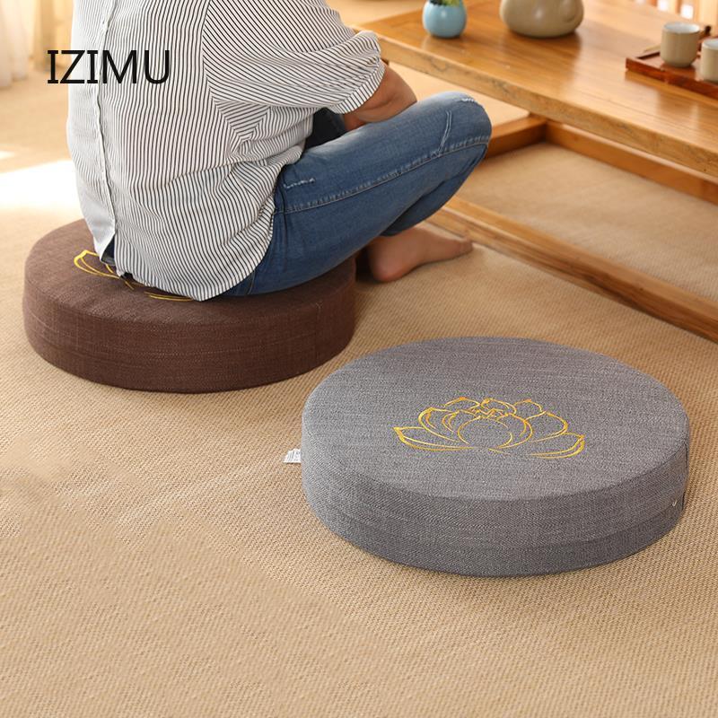 Yoga Meditate PEP Hard Texture Meditation Cushion Backrest Pillow Japanese Tatami Mat Removable and Washable