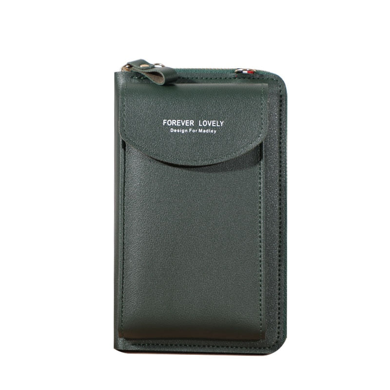 Wallet women Diagonal PU multifunctional mobile phone clutch bag Ladies purse large capacity travel card holder passport cover