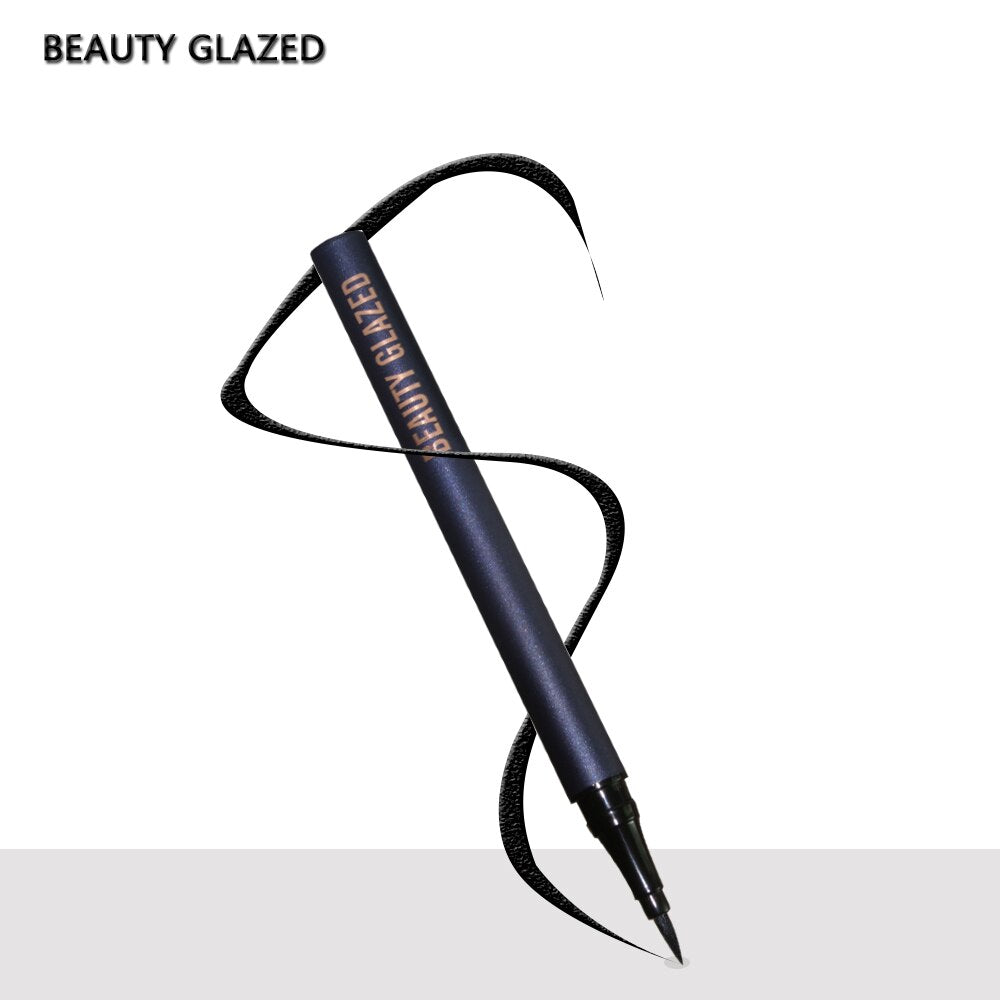 Traci K BEAUTY GLAZED waterproof liquid Eyeliner Pen Black Eye pencil keep 24H makeup beauty and top quality eyeliner cosmetic makeup