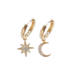 Fashion Charming Hoop Earrings Lady Super flash Single Row Rhinestones Earrings Ladies Accessories Jewelry 1 Pair