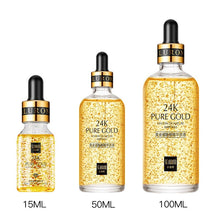 Load image into Gallery viewer, 24K Gold Hyaluronic Acid Face Serum Replenishment Moisturize Shrink Pore Brighten Nicotinamide Skin Care Lift Firming Essence
