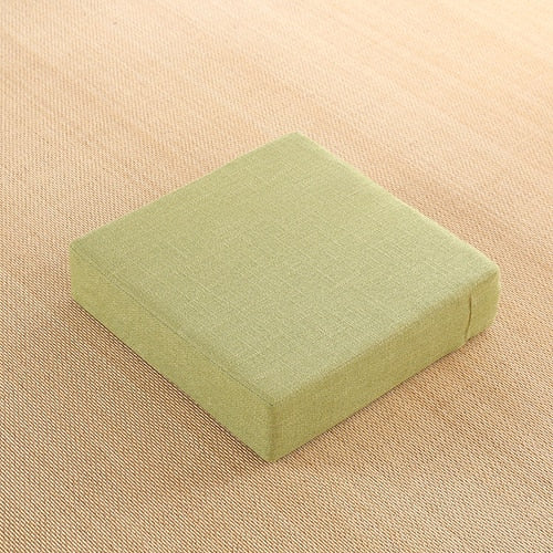 Square Futon Cushion Thickened Tatami Japanese Style Tea Table Living Room Winter Heighten Cushion Can Be Removed Washed 40x6cm