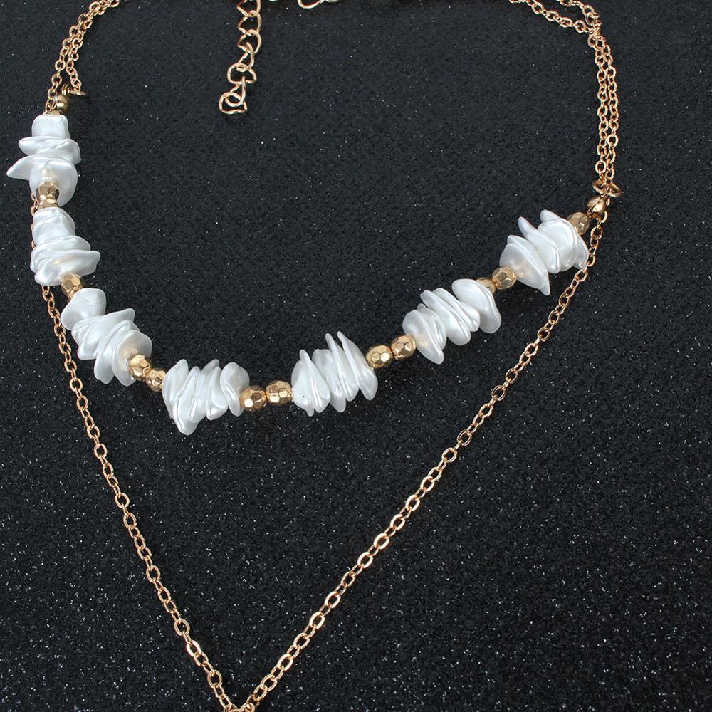 Multi Layer Coin Pearl Necklace for Women  Fashion Natural Freshwater Pearl Pendant Necklace Boho Jewelry Best Friend Gift