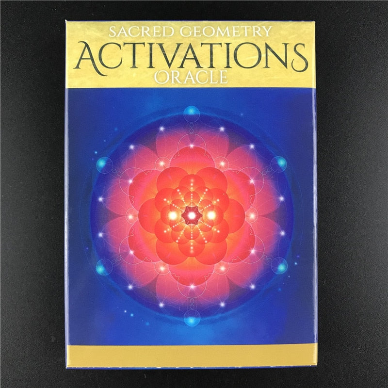 Tarot Cards Sacred Geometry Activations Oracle Deck Table Games Funny Board Tarot Deck Card Games For Families Party Dropship
