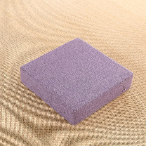 Square Futon Cushion Thickened Tatami Japanese Style Tea Table Living Room Winter Heighten Cushion Can Be Removed Washed 40x6cm