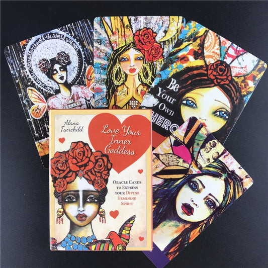 Love Your Invincible Goddess Within Oracle Cards /Spirit Tarot Game Cards Board Games /Healing Cards