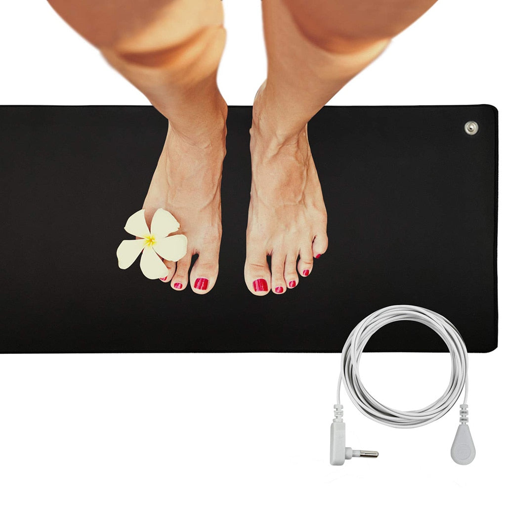 Earthing Universal Grounding Mat Computer Mouse Mats Radiation Protection Reduce Pain/Anxiety Inflammation Pain Fatigue EMF Stress Therapy