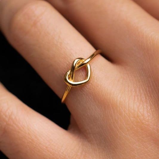 Stainless Steel Heart Rings for Women Girls Lover's Open Ring Gold Silver Color Couple Wedding Band Ring Boho Jewelry Anillos