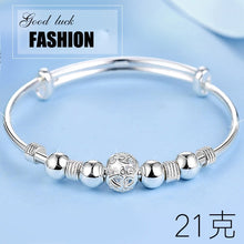 Load image into Gallery viewer, 3 Style New 925 sterling silver Lucky Charm Bracelet Cuff Bracelets For Women Bangles Fashion Jewelry
