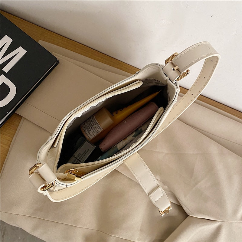 Top Quality Luxury Brand Purses and Handbags Designer Leather Shoulder Crossbody Bags for Women Fashion Underarm Sac A Main
