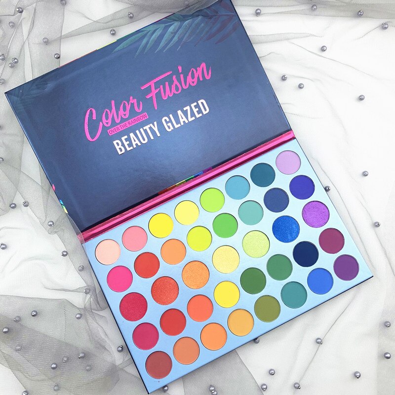 Traci K Beauty Glazed 63/35/18 Color Glitter Matte Eyeshadow Palette Professional Shimmer Pigmented Eyeshadow Makeup Palette TSLM2
