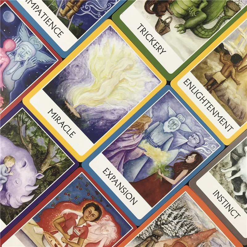 High quality Oracle Tarot Cards chakra wisdom Card Board Deck Games Playing Cards For Party Game