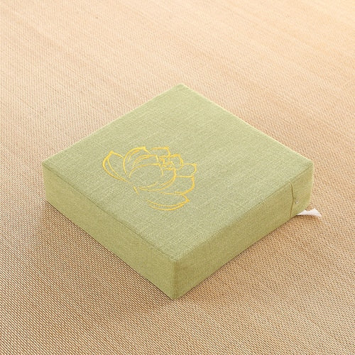 Square Futon Cushion Thickened Tatami Japanese Style Tea Table Living Room Winter Heighten Cushion Can Be Removed Washed 40x6cm
