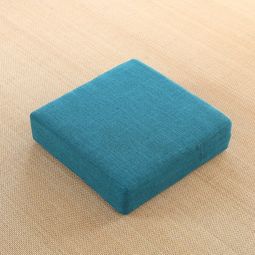 Square Futon Cushion Thickened Tatami Japanese Style Tea Table Living Room Winter Heighten Cushion Can Be Removed Washed 40x6cm