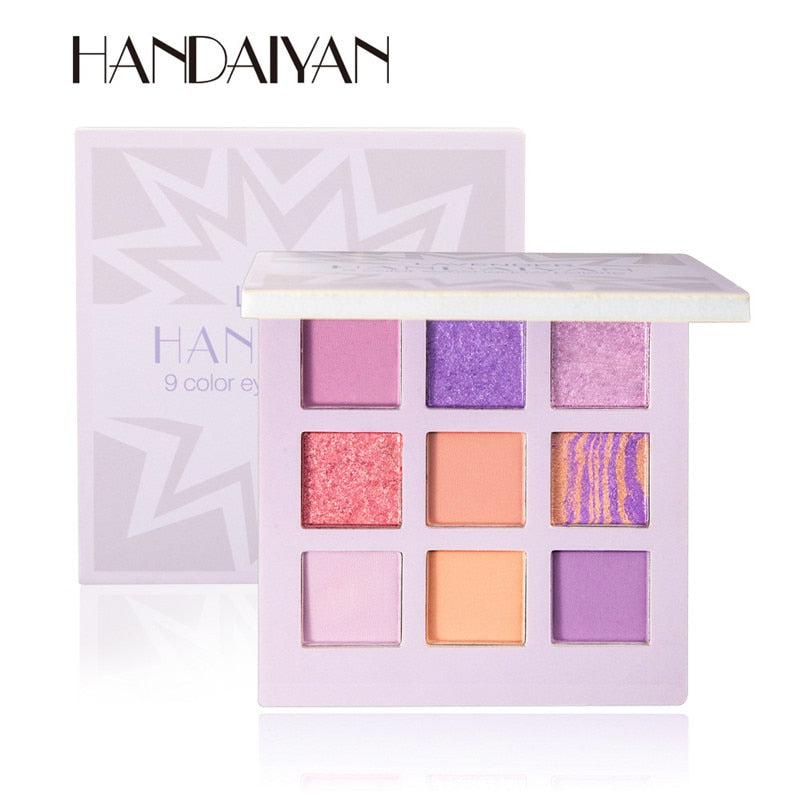 Traci K BEAUTY GLAZED Universe  Eyeshadow Palettes Holographic Universe Shiny Matte Glitter Pigment Eye Shadow Pallete Metallic Diamond Makeup Palette