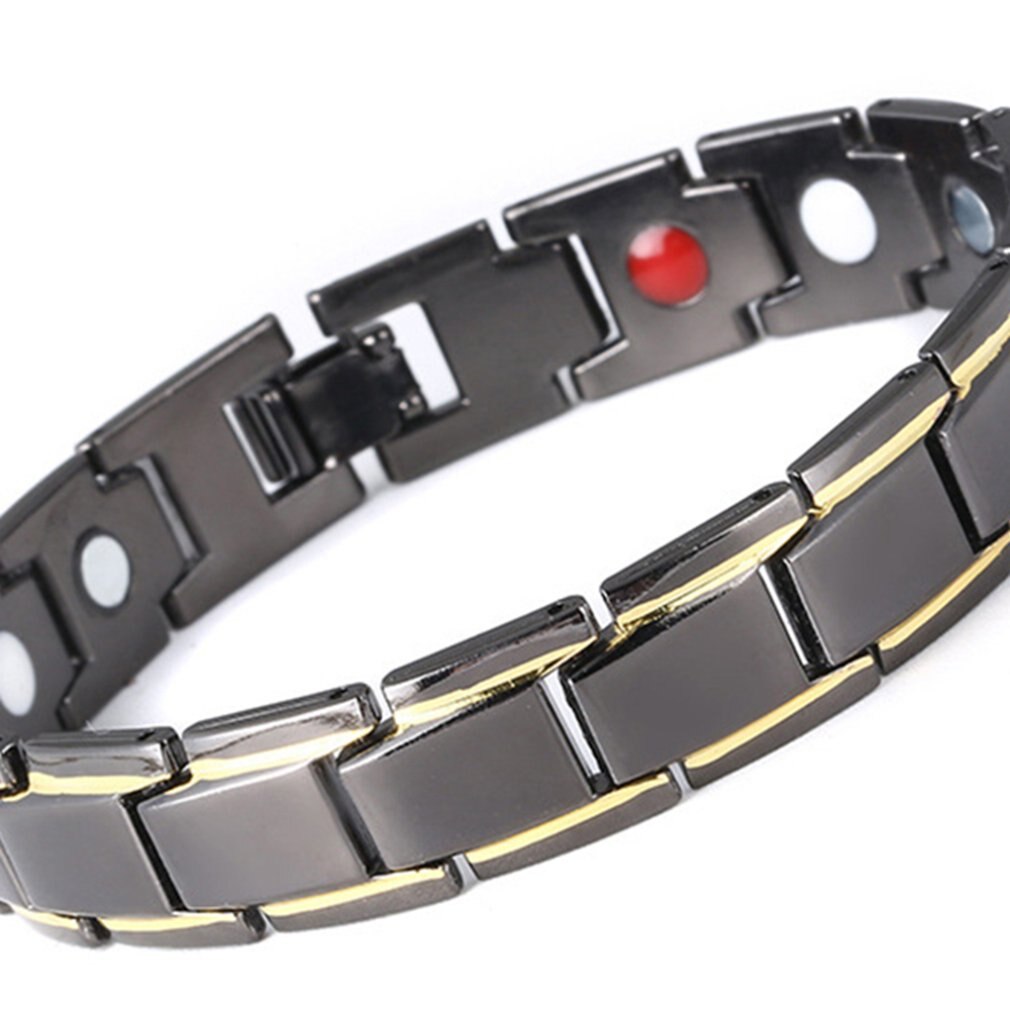 New Healthy Magnetic Bracelet for Unisex Power Therapy Magnets Magnetite Bracelets Bangles Men /Women Health Care Jewelry Stainless Some include Tool Box Kit