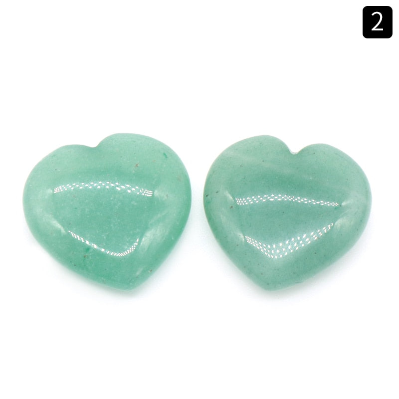 1pc Heart Natural Crystal Stones 25mm Rose Pink Quartz Obsidian Love Reiki Healing Gem Statue Home Decor Gifts Room Ornament