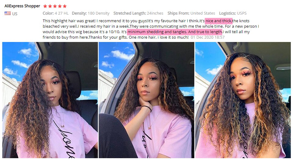 Highlight Loose Deep Wave Wig Colored Human Hair Wigs Honey Blonde Deep Curly Lace Front Human Hair Wigs Brazilian Closure Wigs