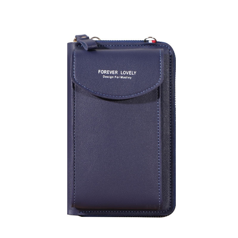 Wallet women Diagonal PU multifunctional mobile phone clutch bag Ladies purse large capacity travel card holder passport cover