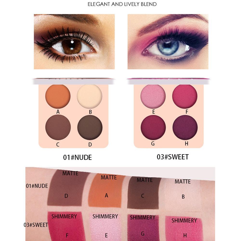 New! Traci K Beauty Glazed Eyeshadow Palette Colorful Shadows Palett Glitter Highlighter Shimmer Make Up Pigment Matte Eye Shadow Pallete