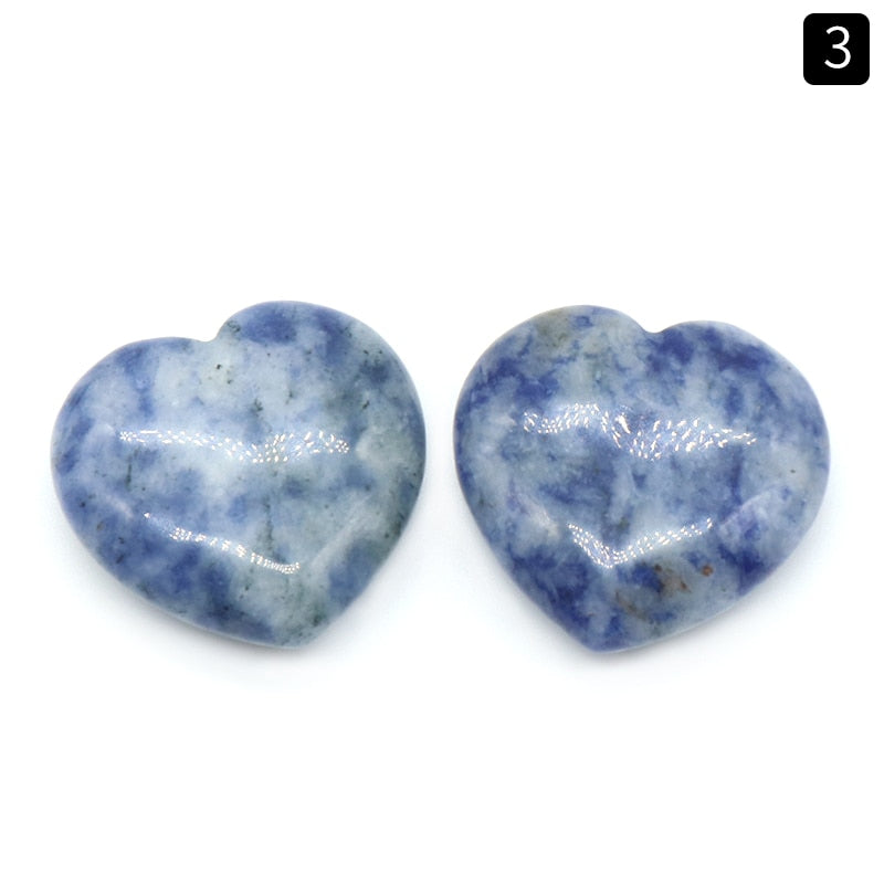 1pc Heart Natural Crystal Stones 25mm Rose Pink Quartz Obsidian Love Reiki Healing Gem Statue Home Decor Gifts Room Ornament