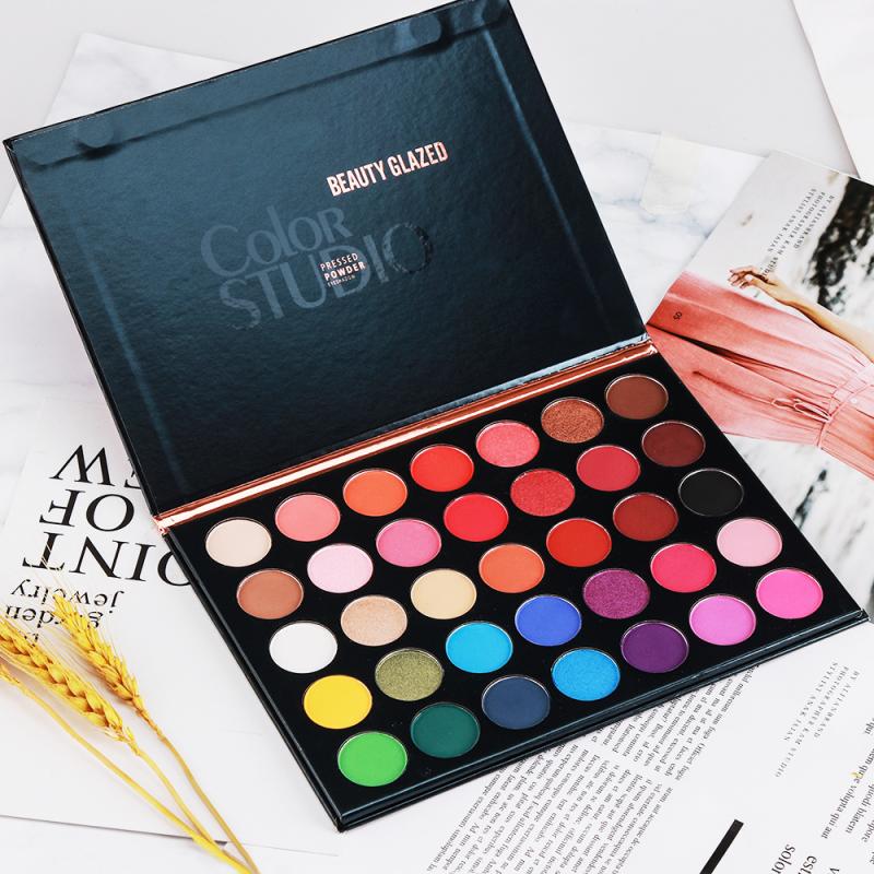Traci K Beauty Glazed 63/35/18 Color Glitter Matte Eyeshadow Palette Professional Shimmer Pigmented Eyeshadow Makeup Palette TSLM2