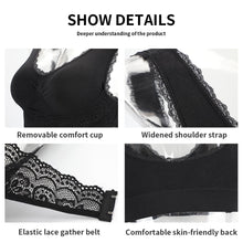 Load image into Gallery viewer, Bra Sexy Bralette Push up woman Lace plus size bra underwear Lingerie female Bh Bras for Stanik Seamless Bra Pitted Crop Top
