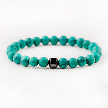 Load image into Gallery viewer, Cylinder Hematite Bracelets For Men Classic Nature Stone Beads Bracelets &amp; Bangles Homme Yoga Jewelry UNISEX
