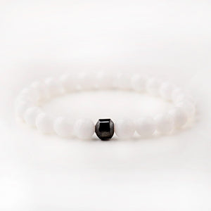 Cylinder Hematite Bracelets For Men Classic Nature Stone Beads Bracelets & Bangles Homme Yoga Jewelry UNISEX