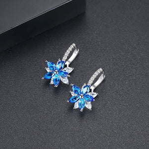 Lovely Clear Stone Flower Shape Convenient Simple Stud Earrings🌻 UKraine support with purchase of this product