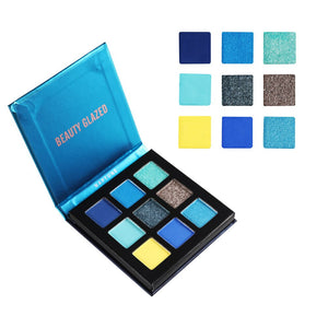 Traci K Beauty Glazed Brand Matte Eyeshadow Palette 9 Colors Makeup Lasting Waterproof Eye Shadow Beauty Cosmetics TSLM2