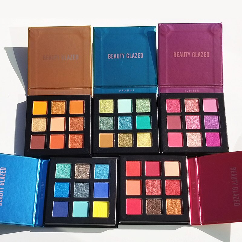 Traci K Beauty Glazed Brand Matte Eyeshadow Palette 9 Colors Makeup Lasting Waterproof Eye Shadow Beauty Cosmetics TSLM2