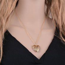 Load image into Gallery viewer, Stylish Necklace Women Kolye Heart Photo Frame Necklace Pendant Lady Jewelry Gothic Choker Collares Collares De Moda
