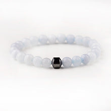 Load image into Gallery viewer, Cylinder Hematite Bracelets For Men Classic Nature Stone Beads Bracelets &amp; Bangles Homme Yoga Jewelry UNISEX
