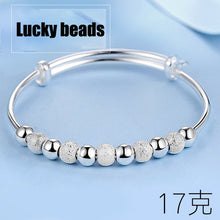 Load image into Gallery viewer, 3 Style New 925 sterling silver Lucky Charm Bracelet Cuff Bracelets For Women Bangles Fashion Jewelry
