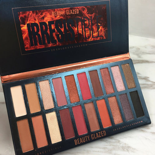 Traci K BEAUTY GLAZED Makeup Palette 20 Color Eyeshadow Palette Makeup Long-lasting Eyeshadow Pallete Easy to Wear paleta de sombra