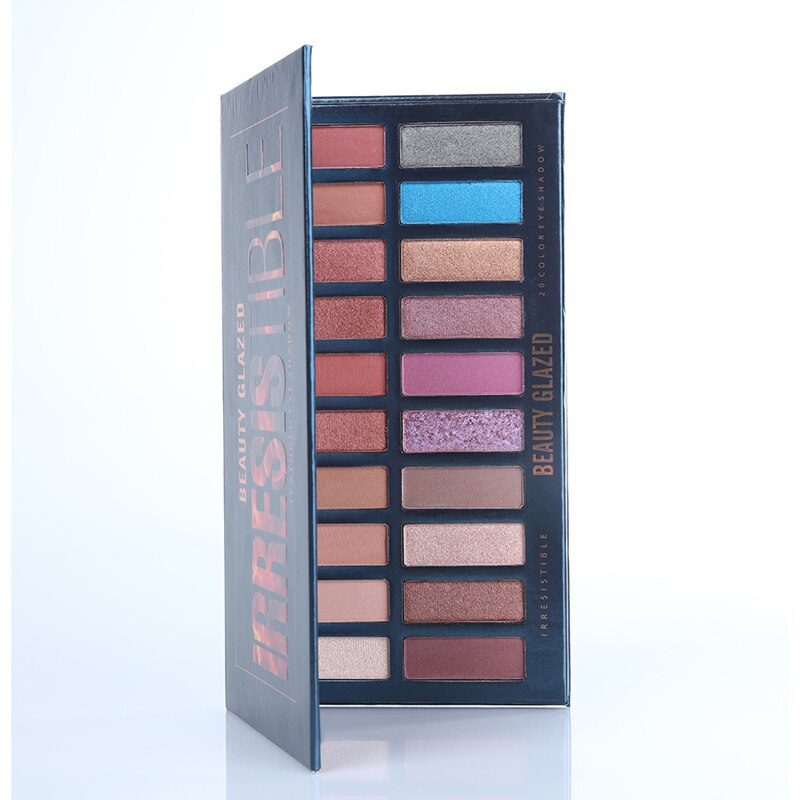 Traci K BEAUTY GLAZED Makeup Palette 20 Color Eyeshadow Palette Makeup Long-lasting Eyeshadow Pallete Easy to Wear paleta de sombra