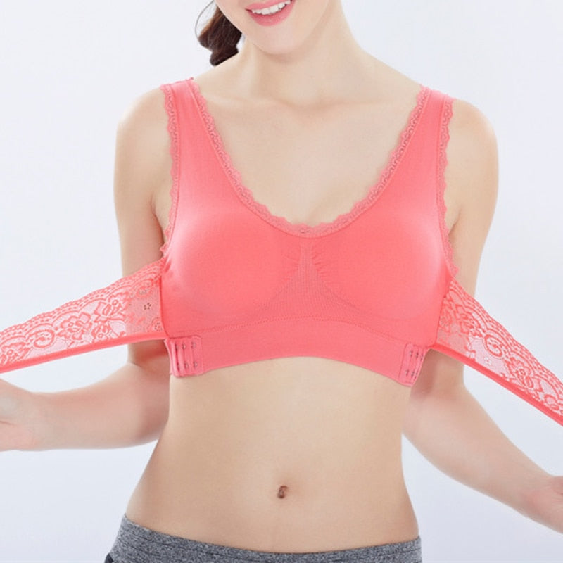 Bra Sexy Bralette Push up woman Lace plus size bra underwear Lingerie female Bh Bras for Stanik Seamless Bra Pitted Crop Top