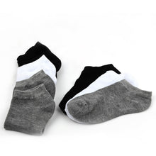Load image into Gallery viewer, 10 Pairs Women  Breathable Sports socks Solid Color Boat Comfortable Cotton Ankle Socks  Wholesale
