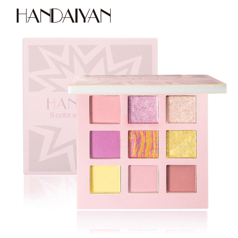 Traci K BEAUTY GLAZED Universe  Eyeshadow Palettes Holographic Universe Shiny Matte Glitter Pigment Eye Shadow Pallete Metallic Diamond Makeup Palette