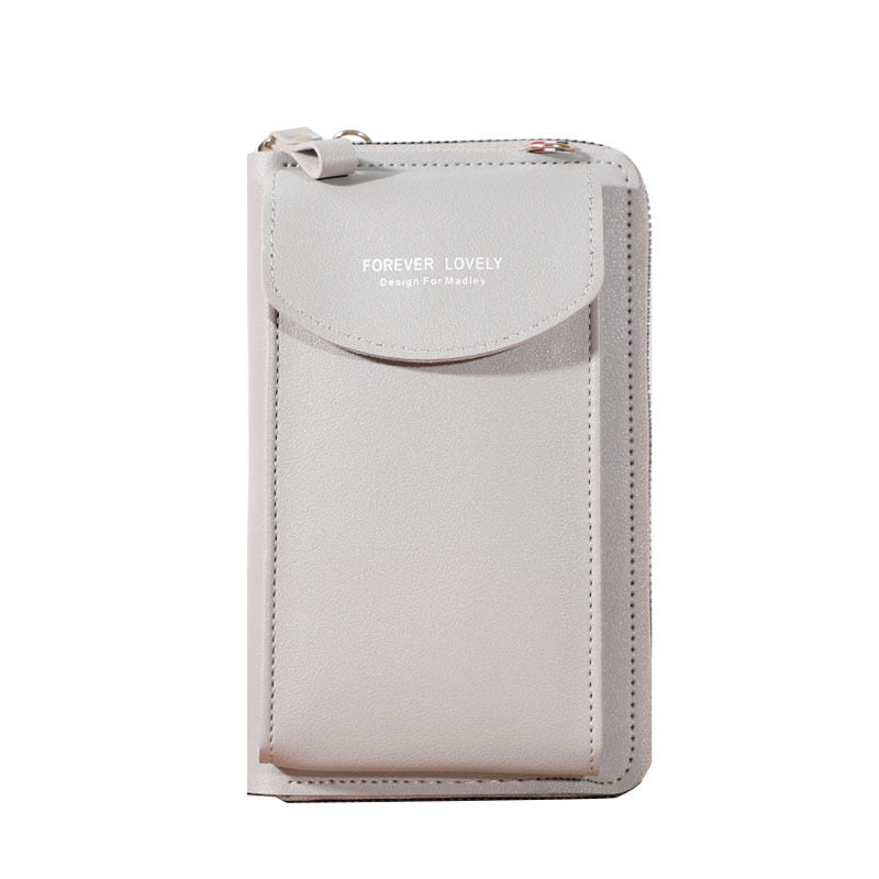 Wallet women Diagonal PU multifunctional mobile phone clutch bag Ladies purse large capacity travel card holder passport cover