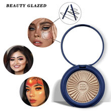 Load image into Gallery viewer, Traci K BEAUTY GLAZED Highlighter Powder Palette Face Contouring Makeup Eyeshadow Palette Face Bronzer Highlighter Brighten Skin 8 Color
