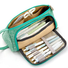 Load image into Gallery viewer, 20 Colors Large Capacity Makeup Case Kawaii Pencilcase School Pen Case Supplies Pencil Bag School Box Pencils Pouch Stationery
